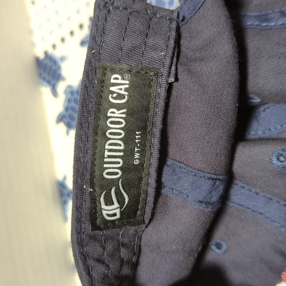 Outdoor Cap Adult Navy Adjustible Political Themed One Size - Picture 9 of 10